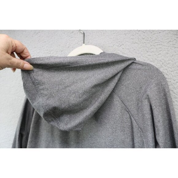 Cuddl Duds Flex Comfort Hooded Open Front Cardigan-S/M-Thumbholes-Soft-Pockets - Picture 11 of 11